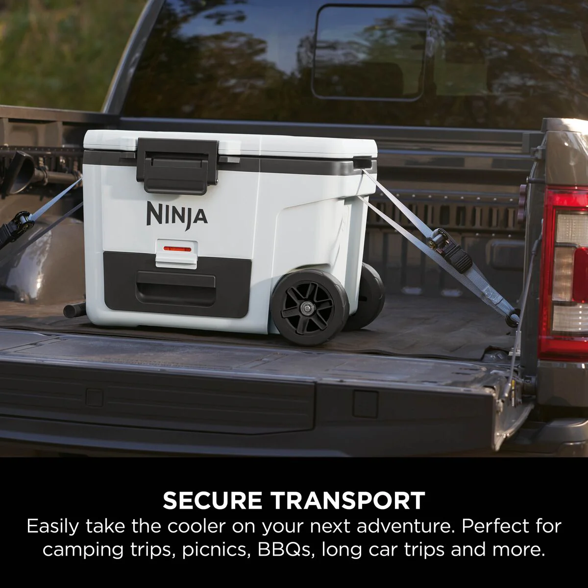 Ninja FrostVault 45QT/42L Wheeled Cooler with Dry Zone, Cloud White FB245UKWH - Image 6