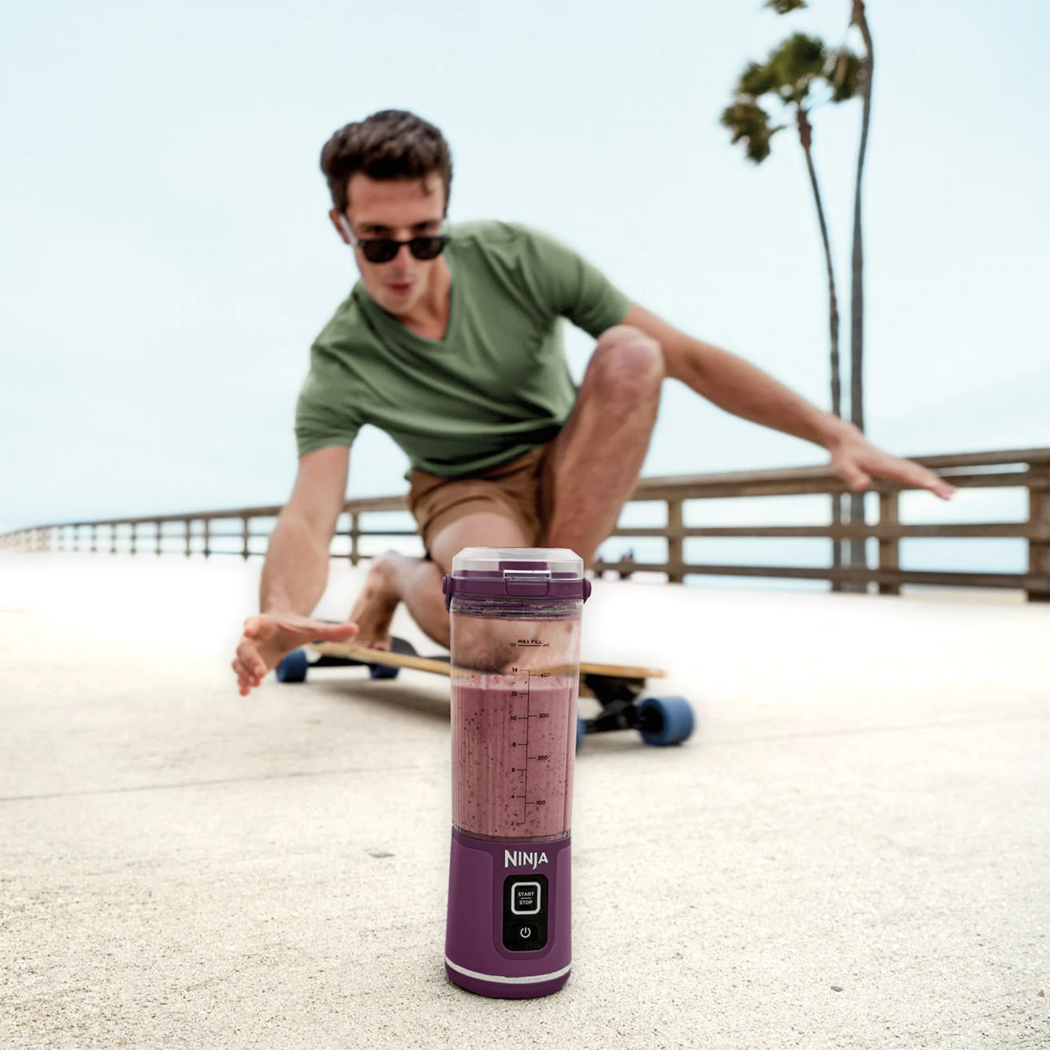 Ninja Blast Cordless Portable Blender – Purple [BC151UKPR] - Image 6