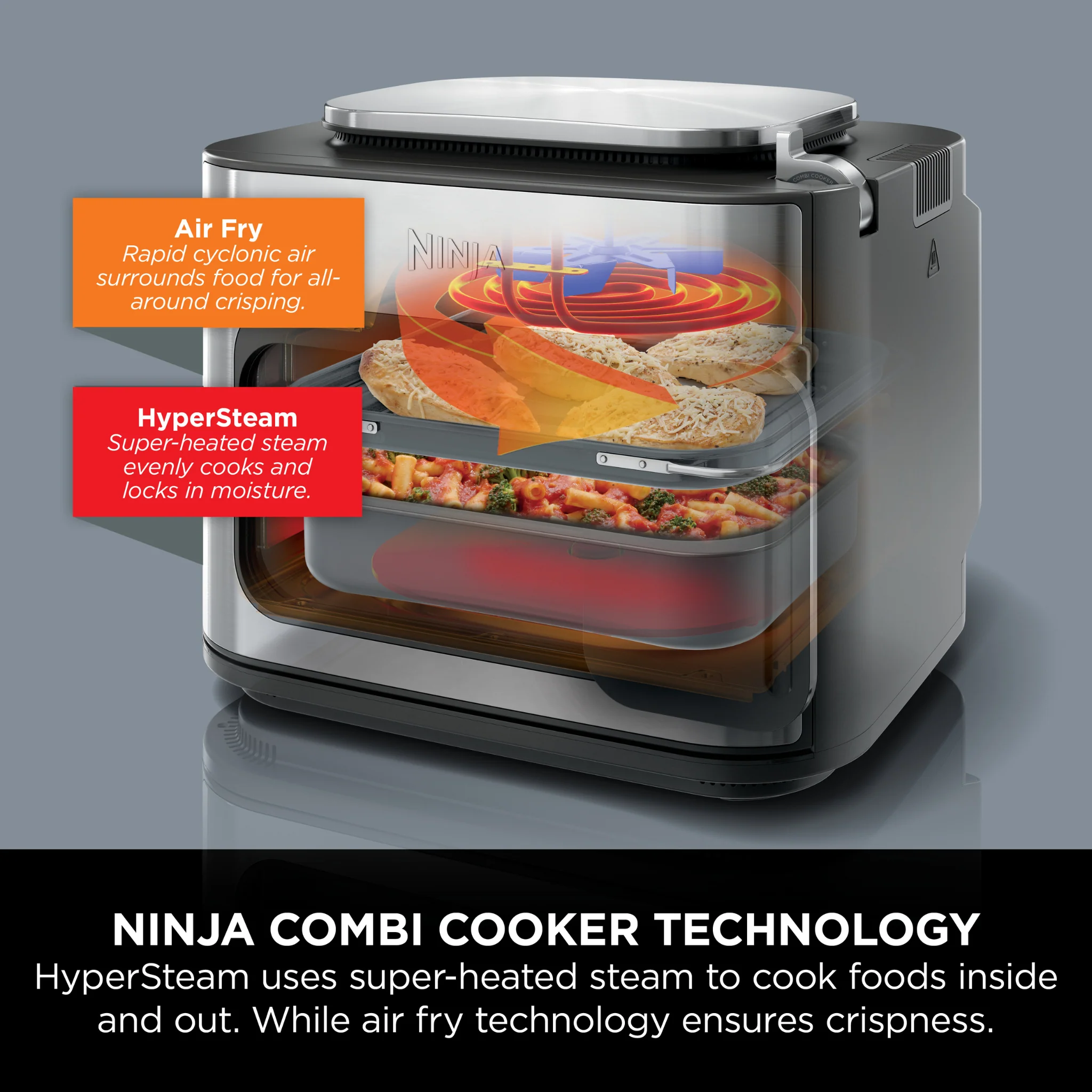 Ninja Combi 12-in-1 Multi-Cooker, Oven & Air Fryer SFP700UK - Image 8