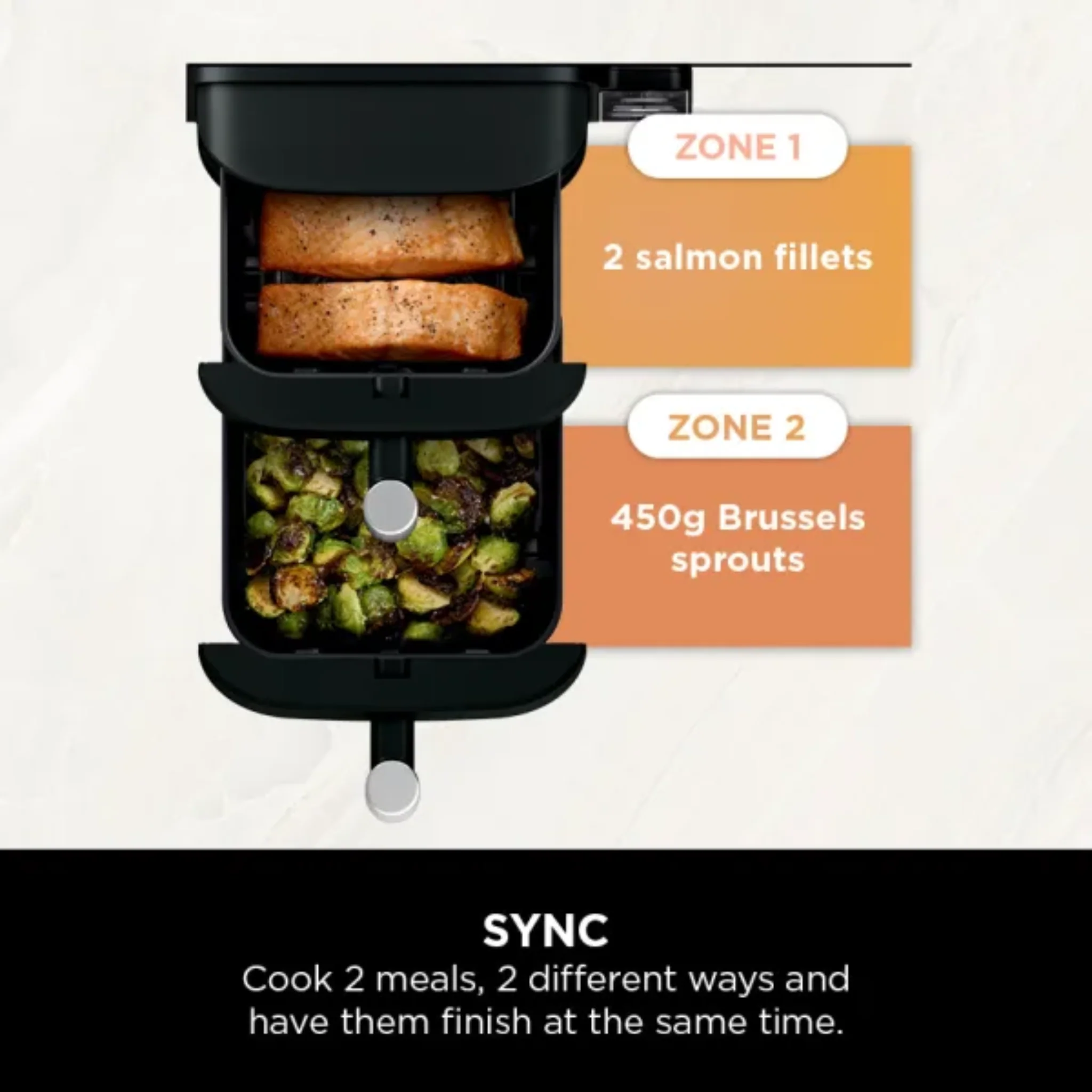 Ninja Double Stack 2-Drawer Air Fryer 7.6L – SL300UK - Image 13