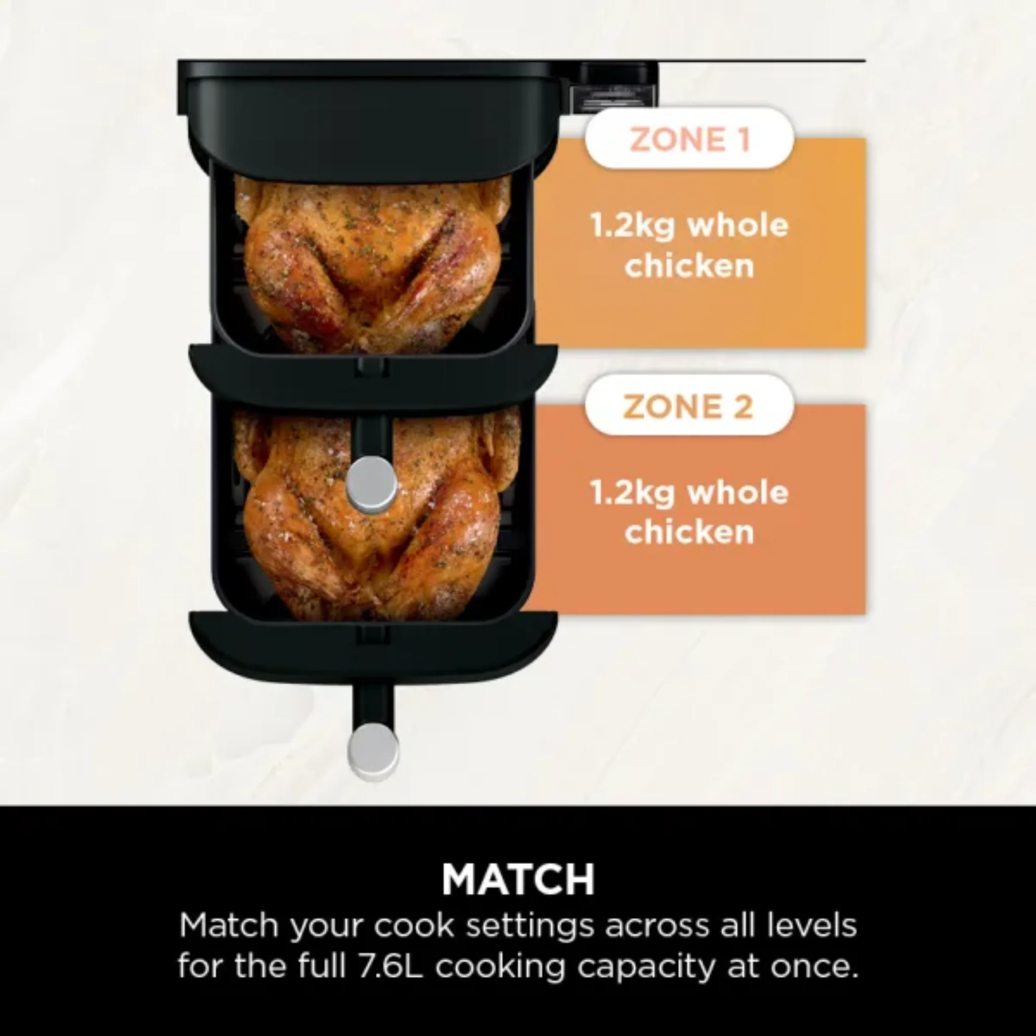 Ninja Double Stack 2-Drawer Air Fryer 7.6L – SL300UK - Image 14