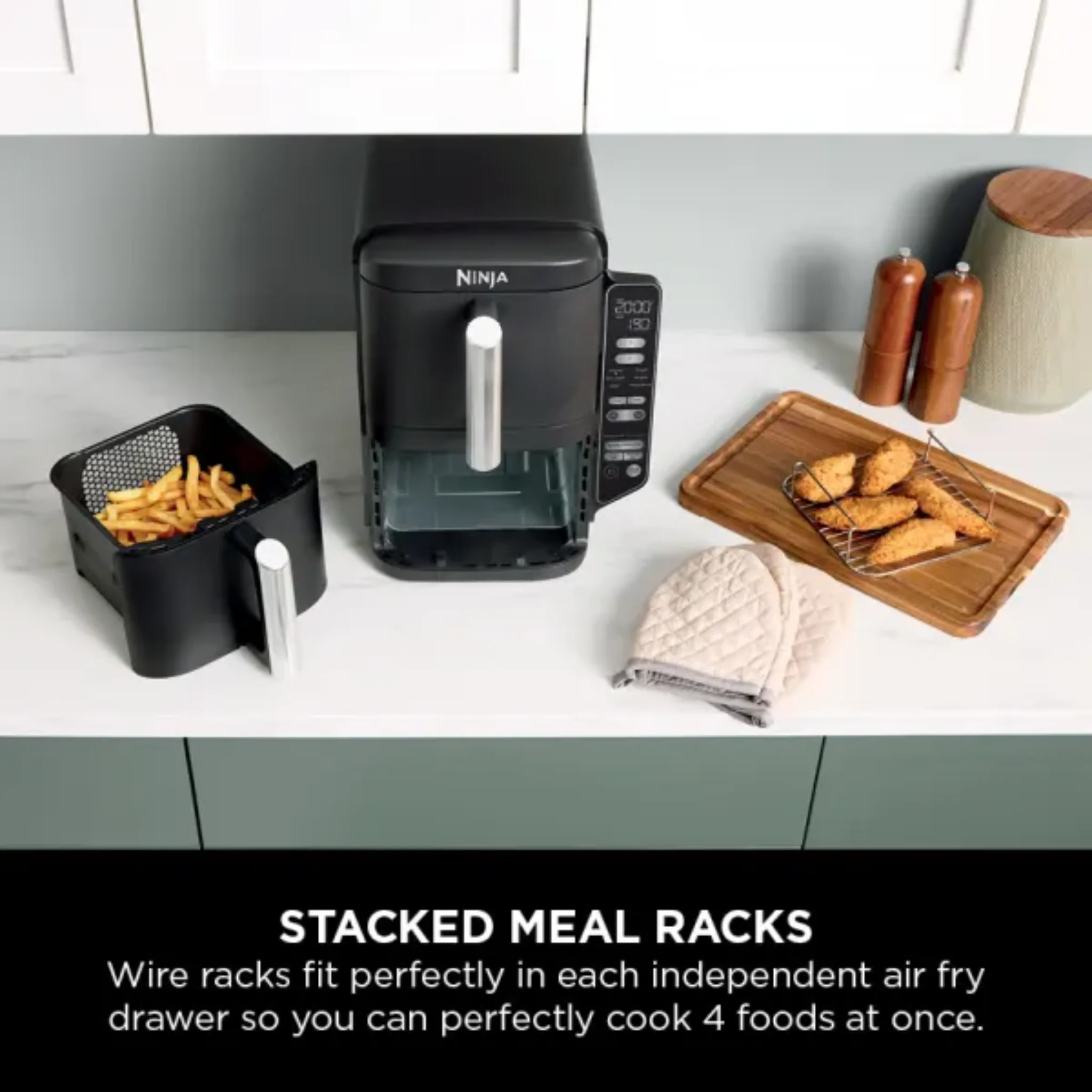 Ninja Double Stack 2-Drawer Air Fryer 7.6L – SL300UK - Image 16