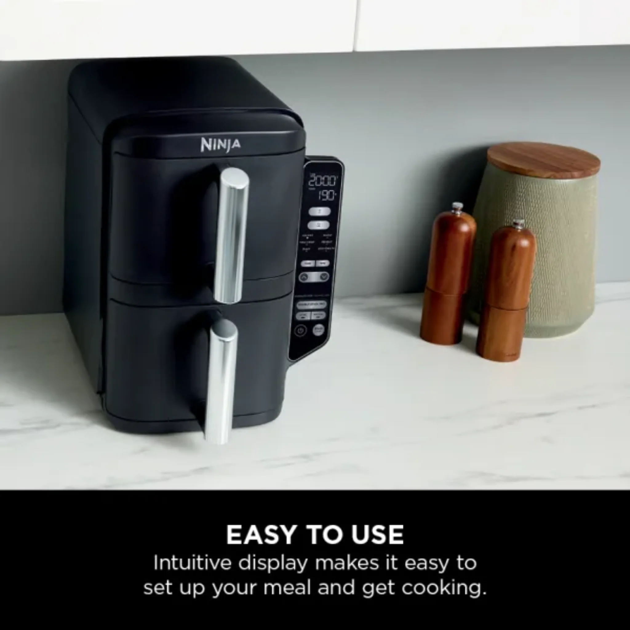 Ninja Double Stack 2-Drawer Air Fryer 7.6L – SL300UK - Image 3