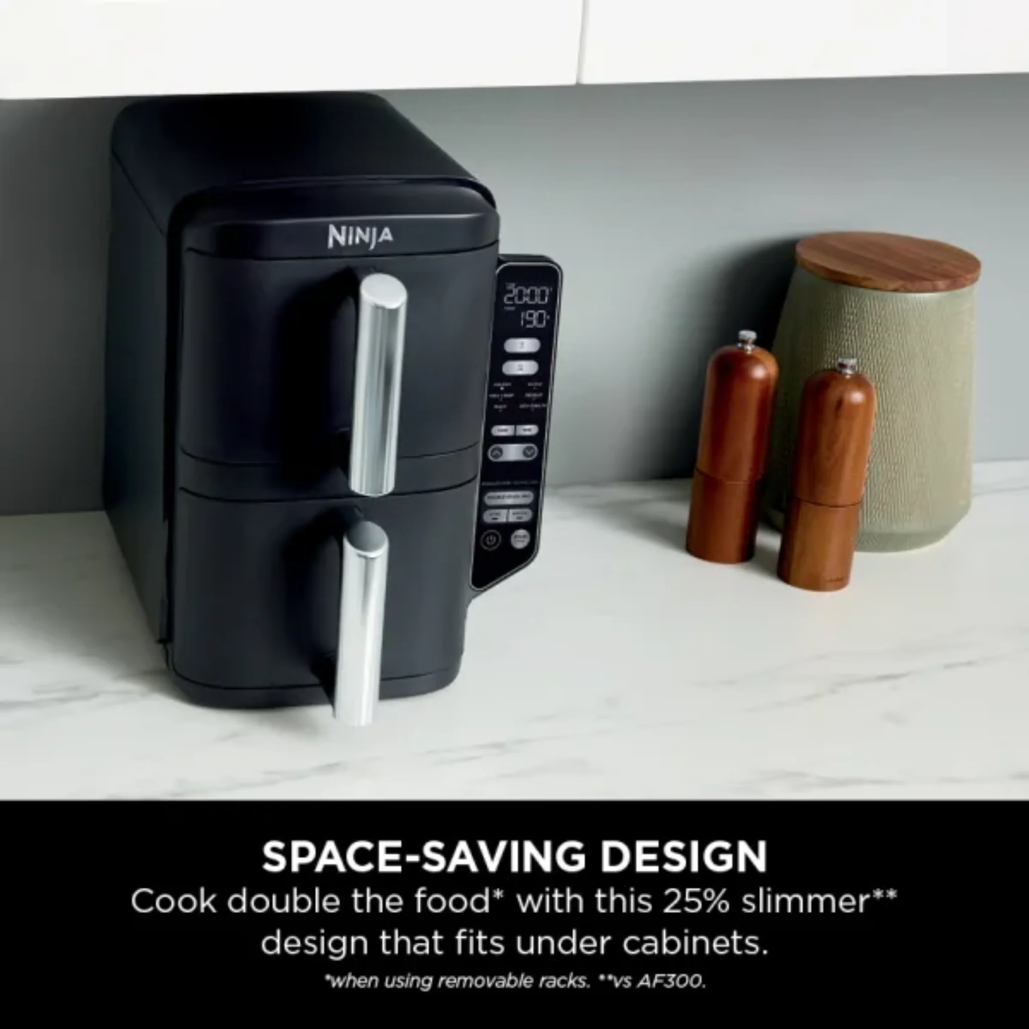 Ninja Double Stack 2-Drawer Air Fryer 7.6L – SL300UK - Image 6