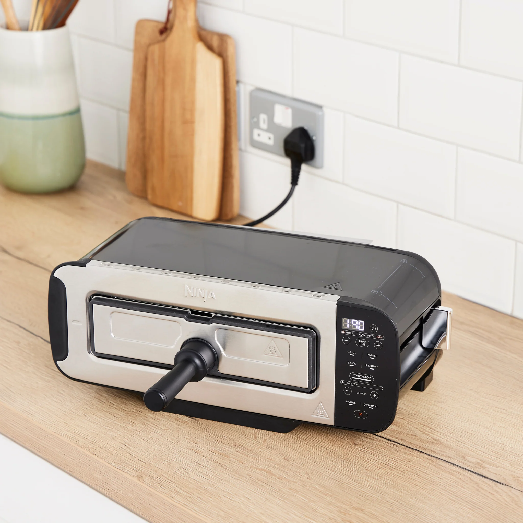 Ninja Foodi 3-in-1 Toaster, Grill & Panini Press [Black] ST200UK - Image 4