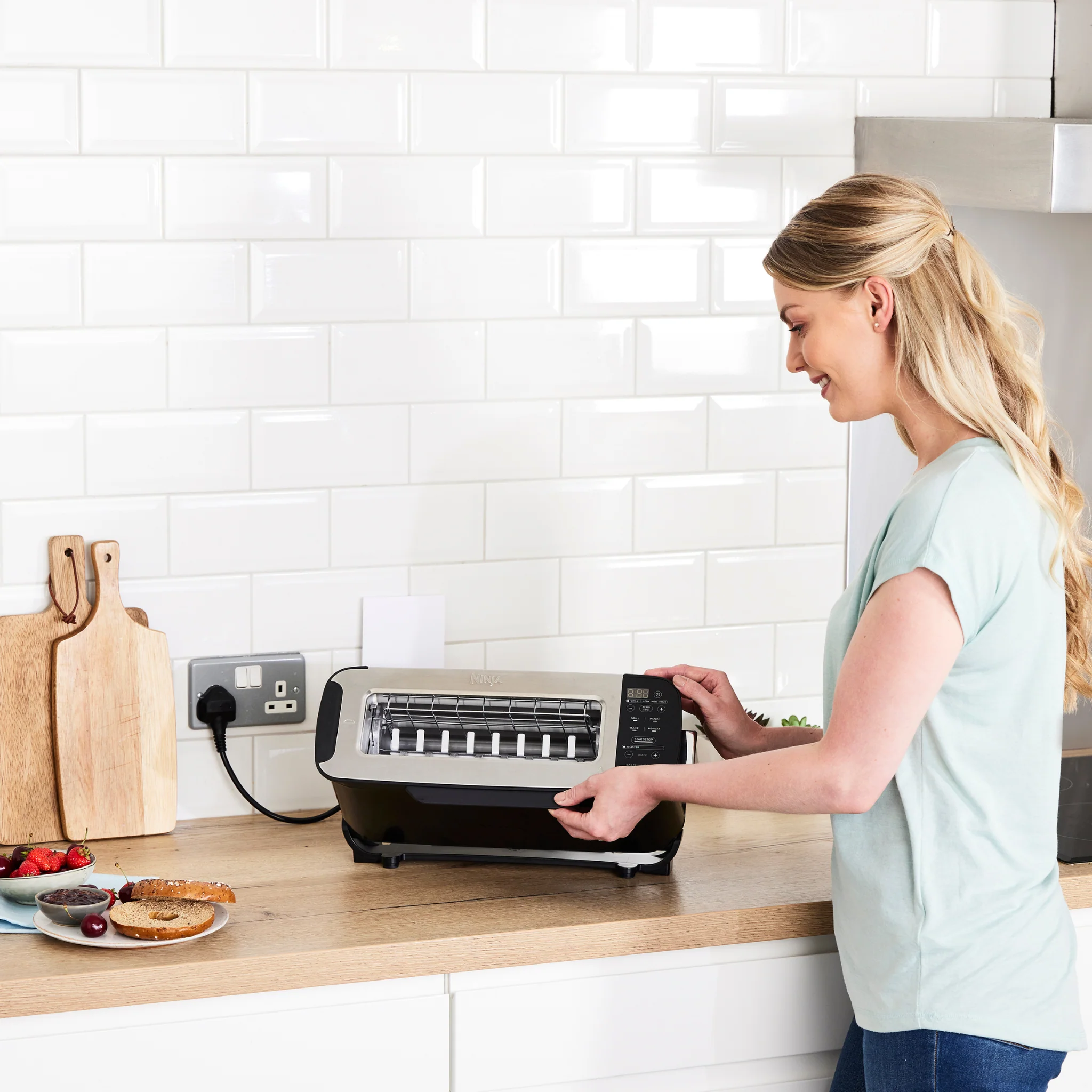 Ninja Foodi 3-in-1 Toaster, Grill & Panini Press [Black] ST200UK - Image 6