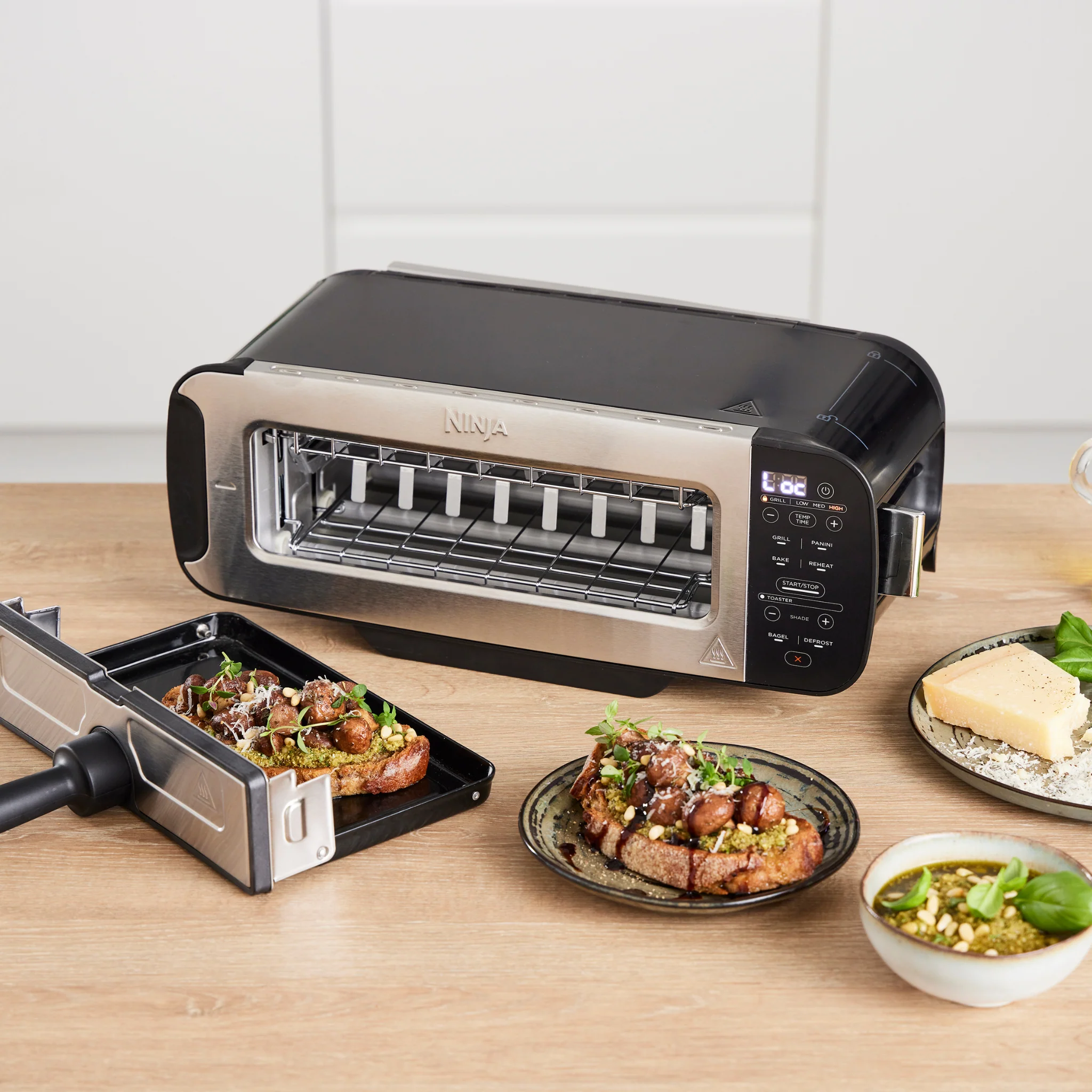 Ninja Foodi 3-in-1 Toaster, Grill & Panini Press [Black] ST200UK - Image 8