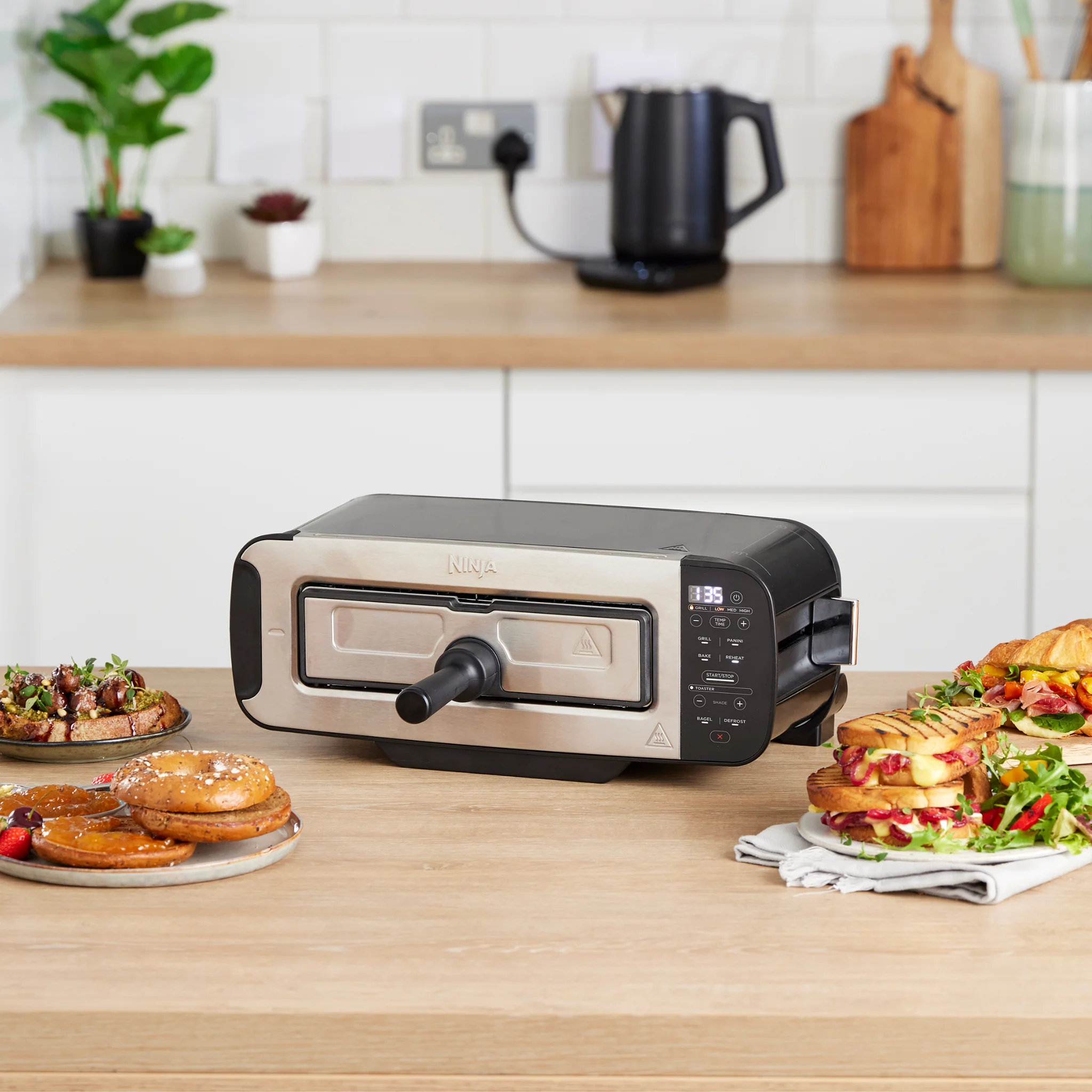 Ninja Foodi 3-in-1 Toaster, Grill & Panini Press [Black] ST200UK - Image 9