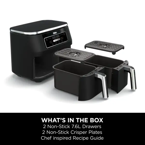 Ninja Foodi 4-in-1 Dual Zone Air Fryer 7.6L AF200UK - Image 3