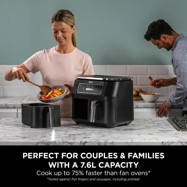 Ninja Foodi 4-in-1 Dual Zone Air Fryer 7.6L AF200UK - Image 9