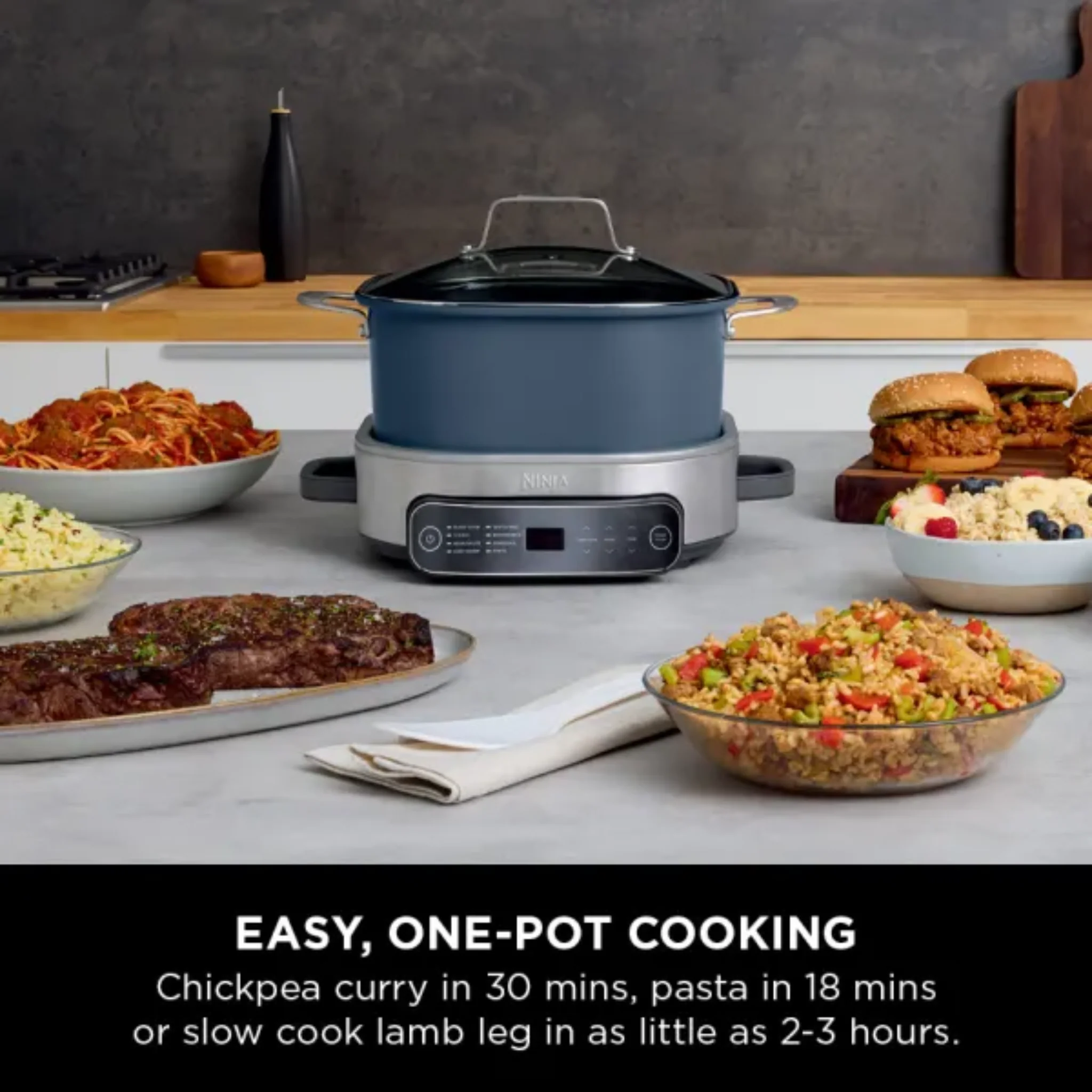 Ninja Foodi 8-Mode 6L PossibleCooker Rice & Slow Cooker MC1101UK - Image 3