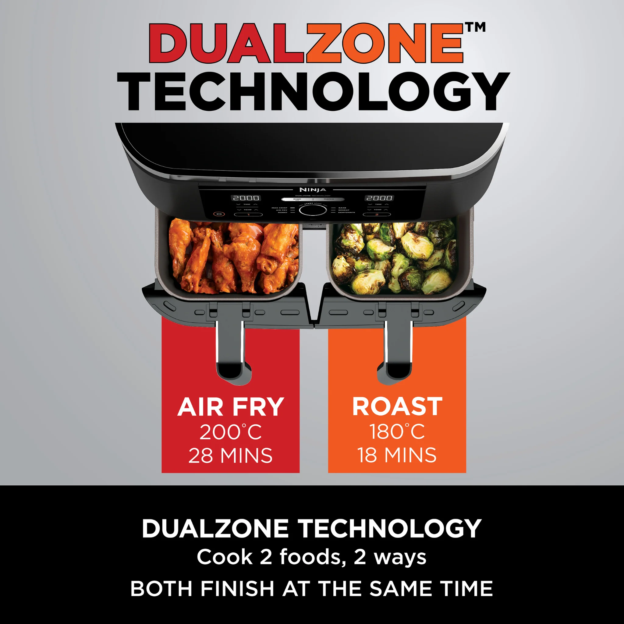 Ninja Foodi Dual Zone Air Fryer- AF300UK - Image 5