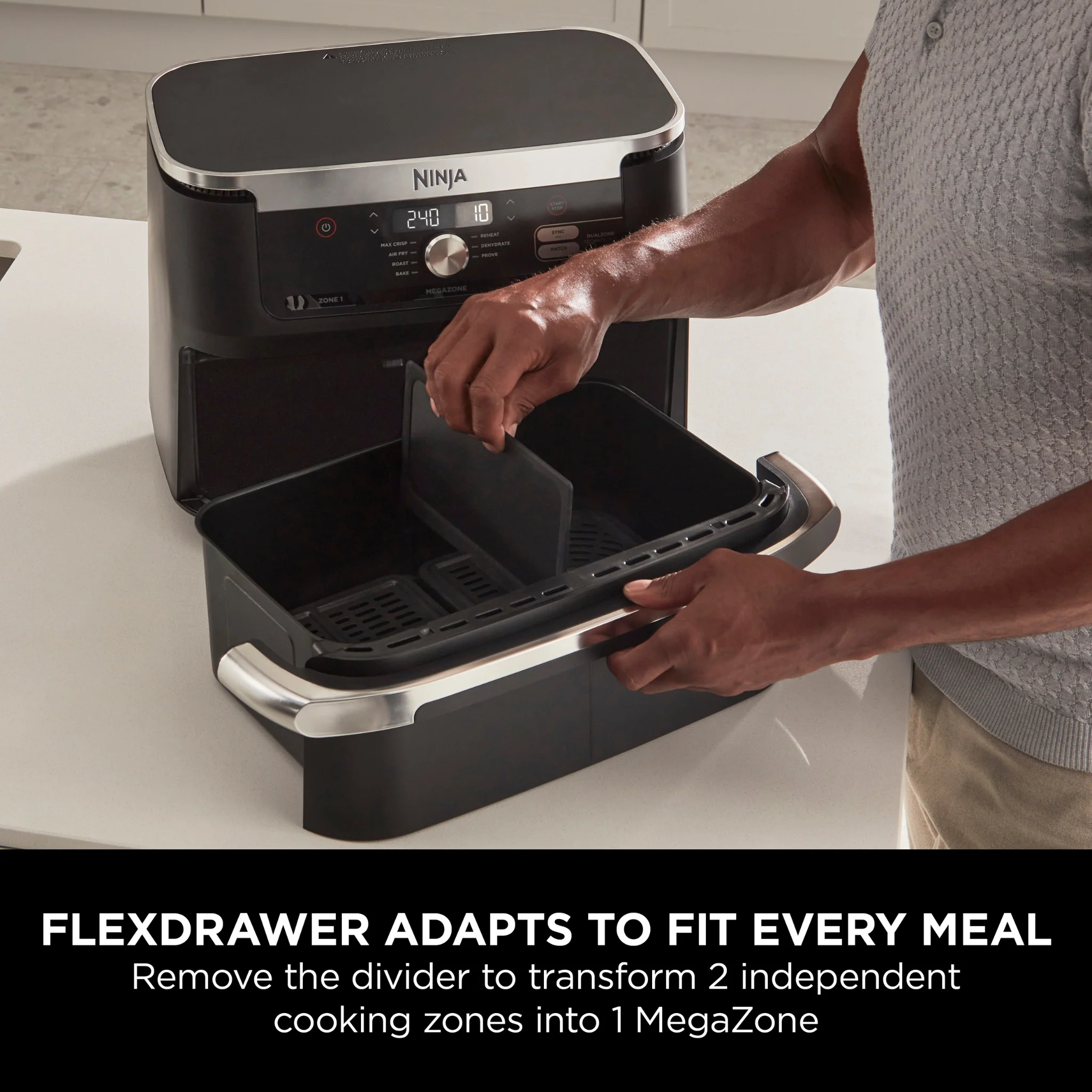 Ninja Foodi FlexDrawer Dual Air Fryer 10.4L AF500UK - Image 10