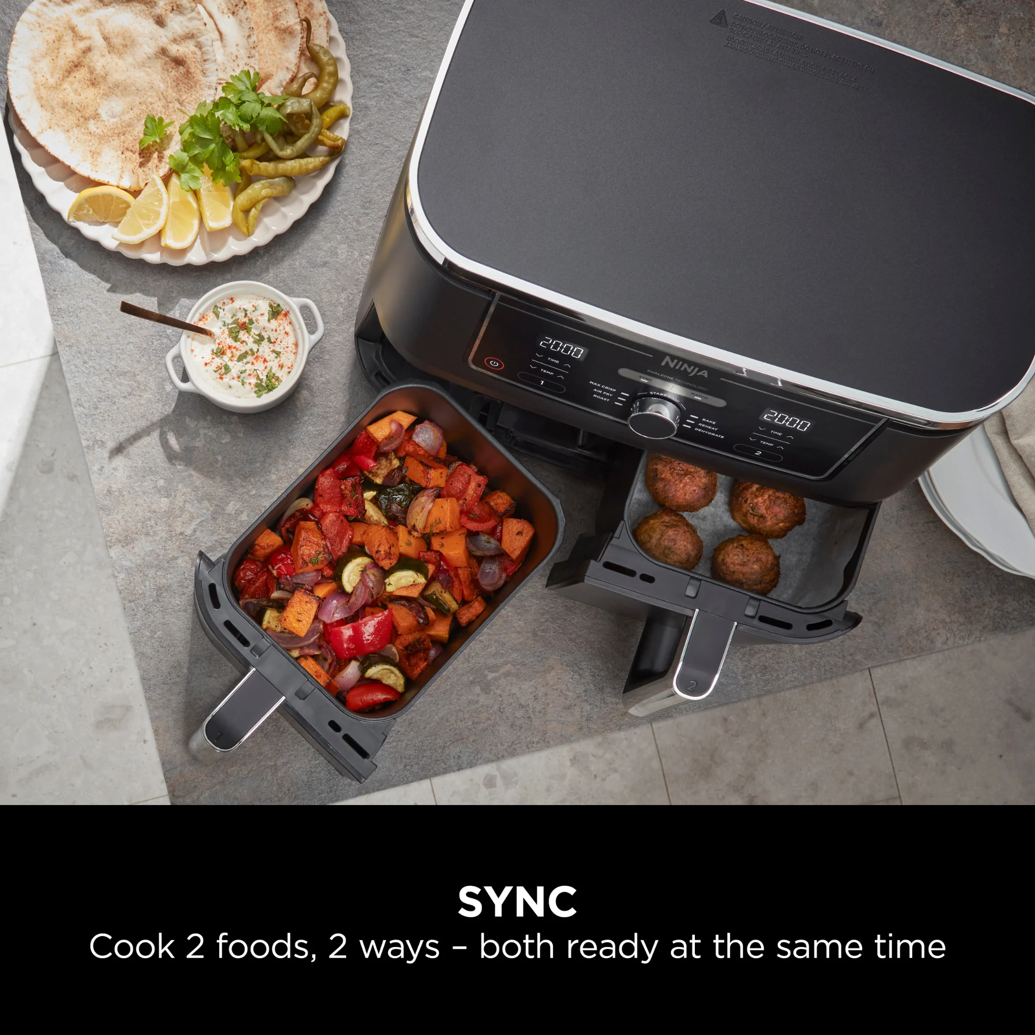 Ninja Foodi MAX Dual Zone Air Fryer AF400UK - Image 7