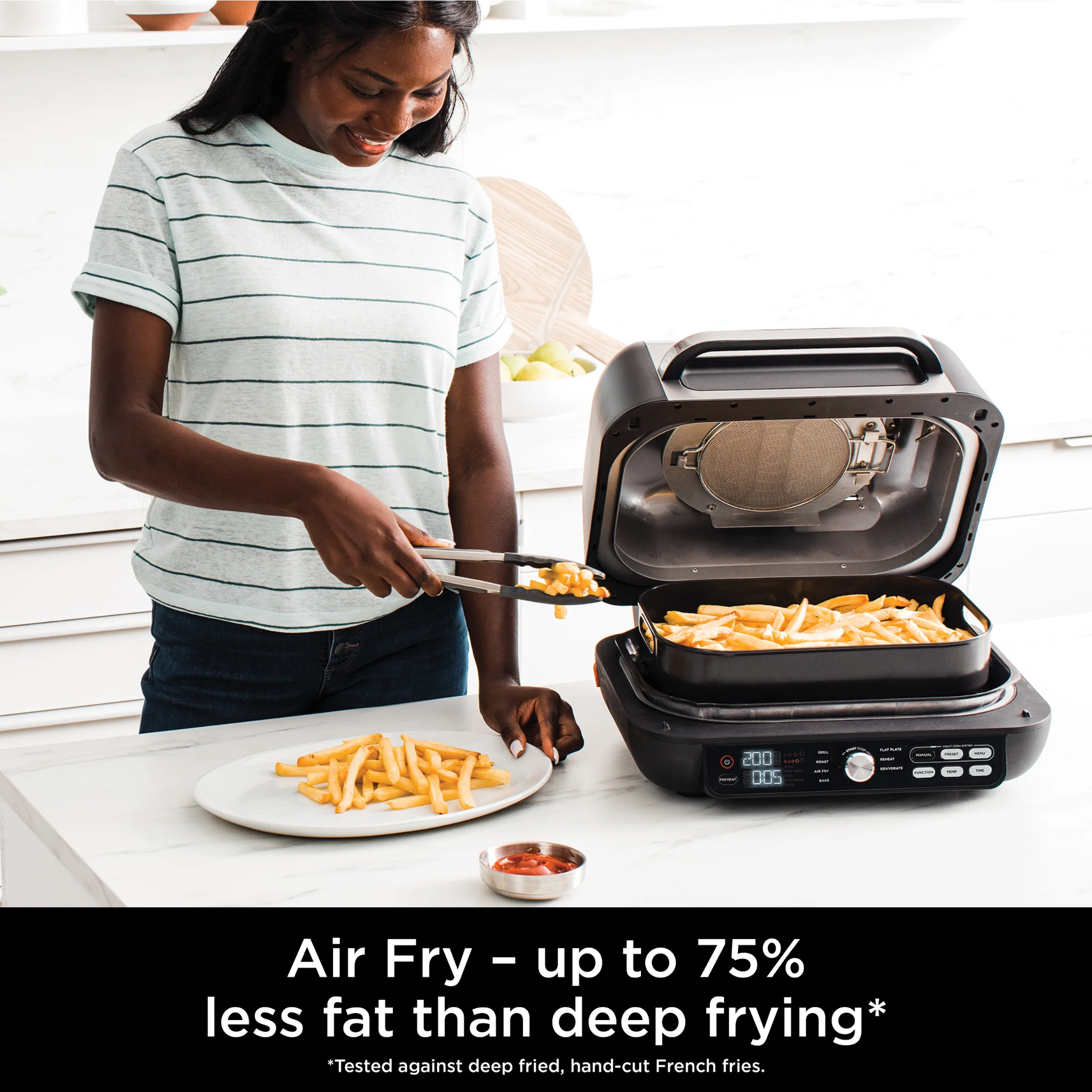 Ninja Foodi MAX Pro Health Grill, Flat Plate & Air Fryer AG651UK - Image 5