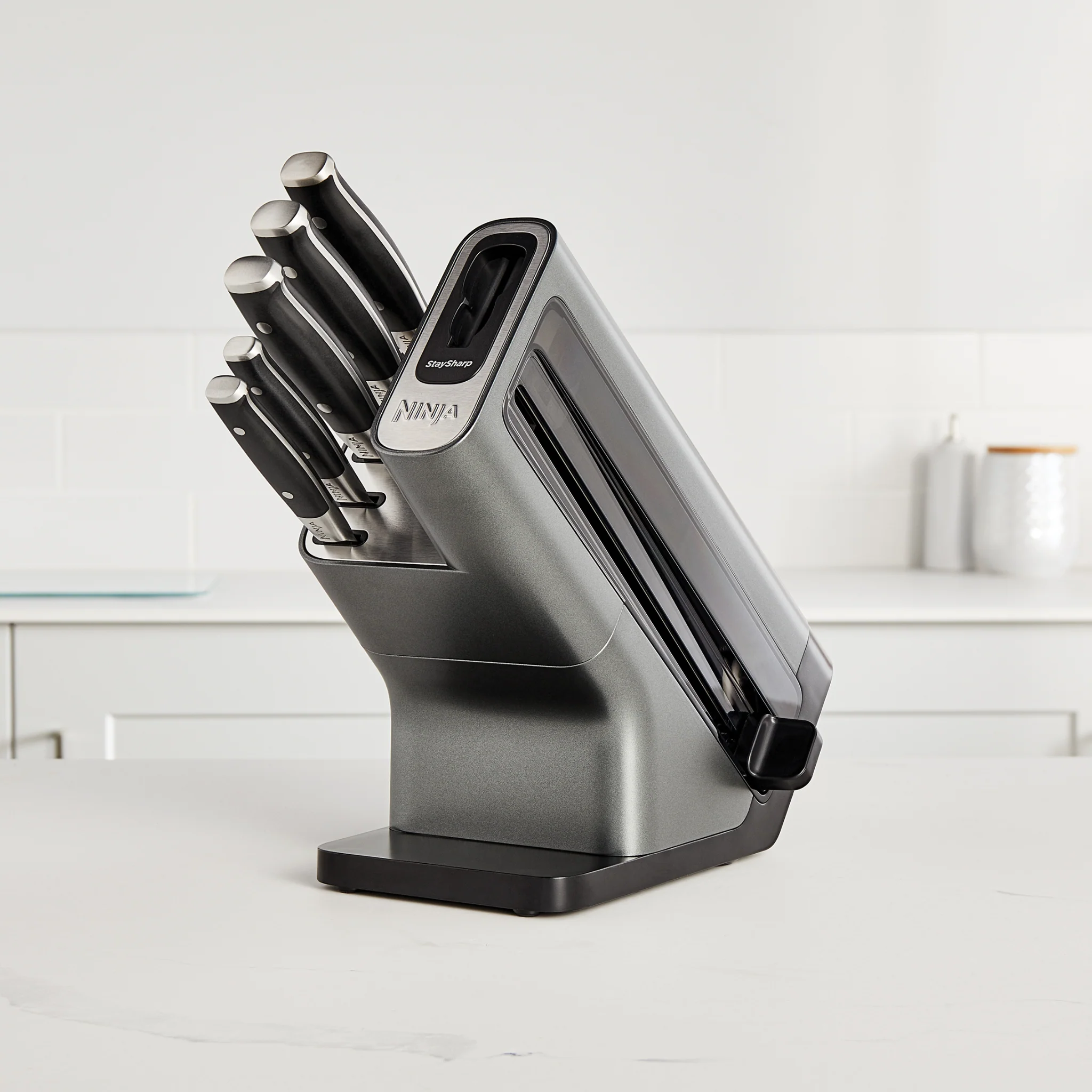 Ninja Foodi StaySharp Knife Block with Integrated Sharpener – 5-Piece Set [K32005UK] - Image 7