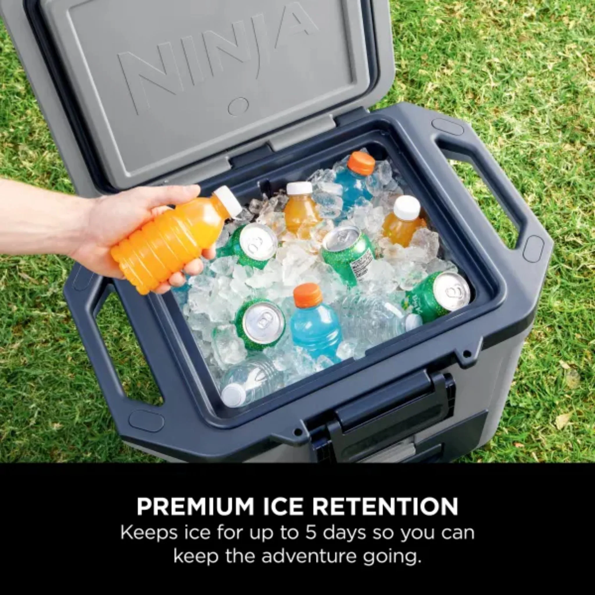 Ninja FrostVault 30QT/28L Hard Cooler - Slate Grey FB131UKGY - Image 3