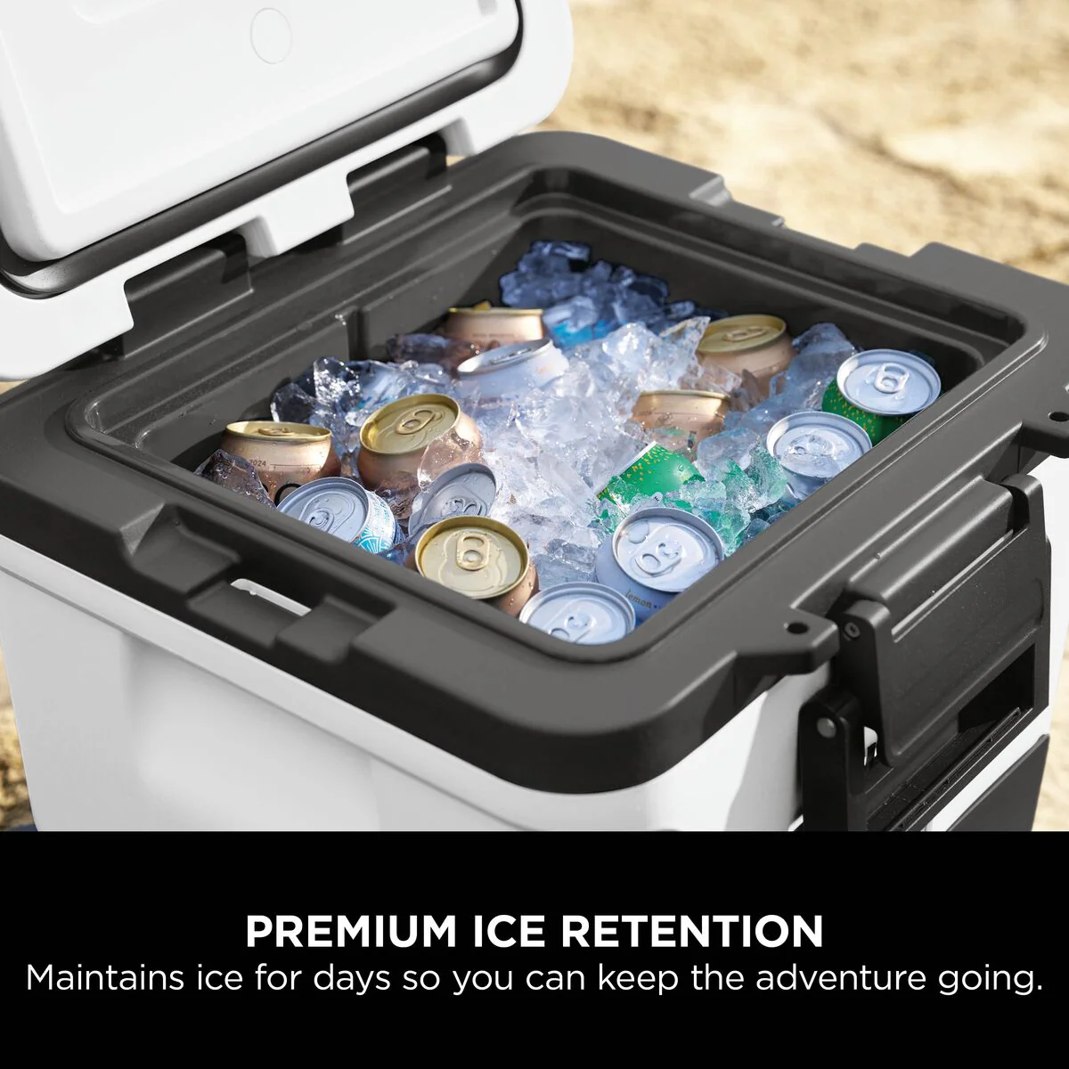 Ninja FrostVault 30QT/28L Wheeled Cooler with Dry Zone, Cloud White FB230UKWH - Image 5