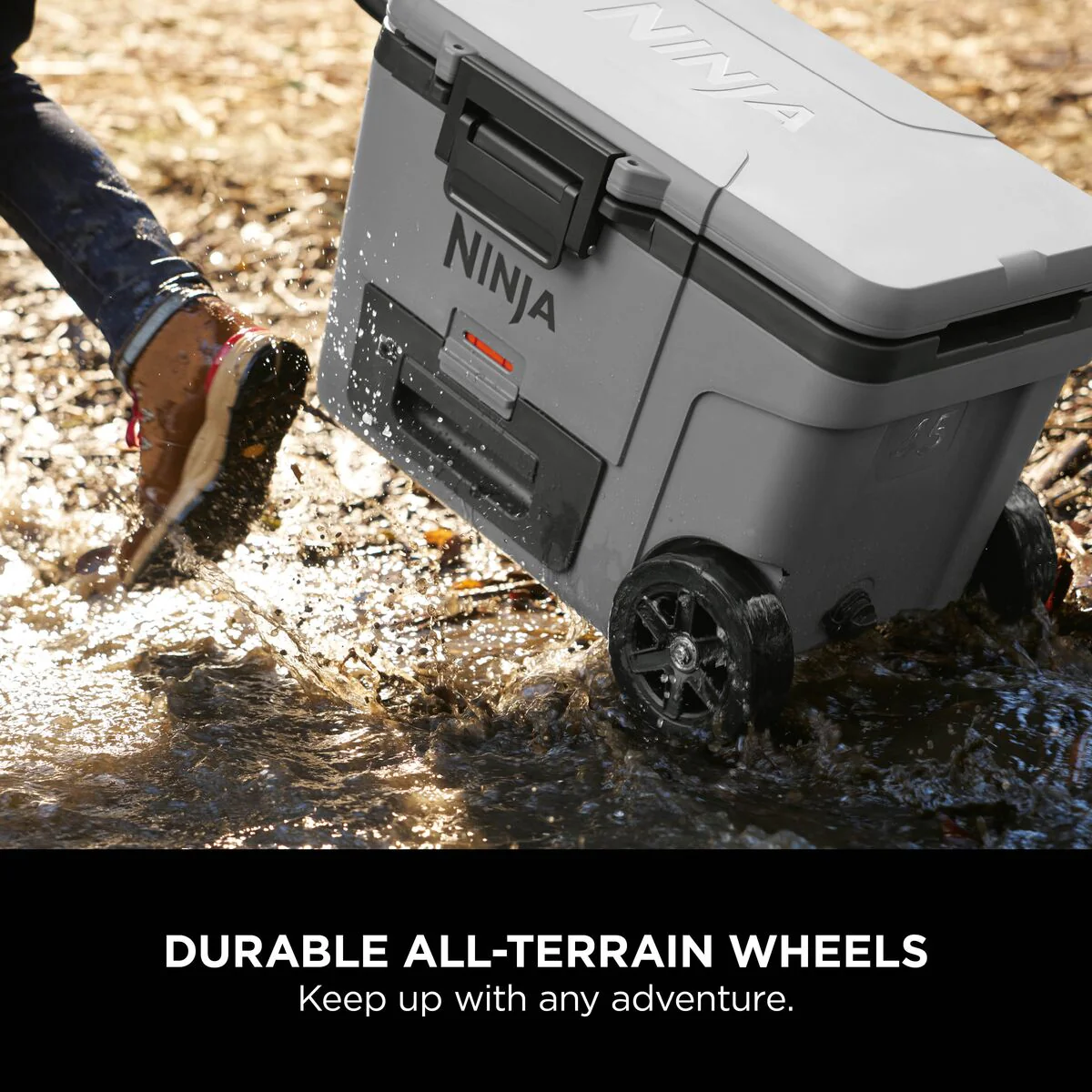 Ninja FrostVault 45QT/42L Wheeled Cooler with Dry Zone, Slate Grey FB245UKGY - Image 2