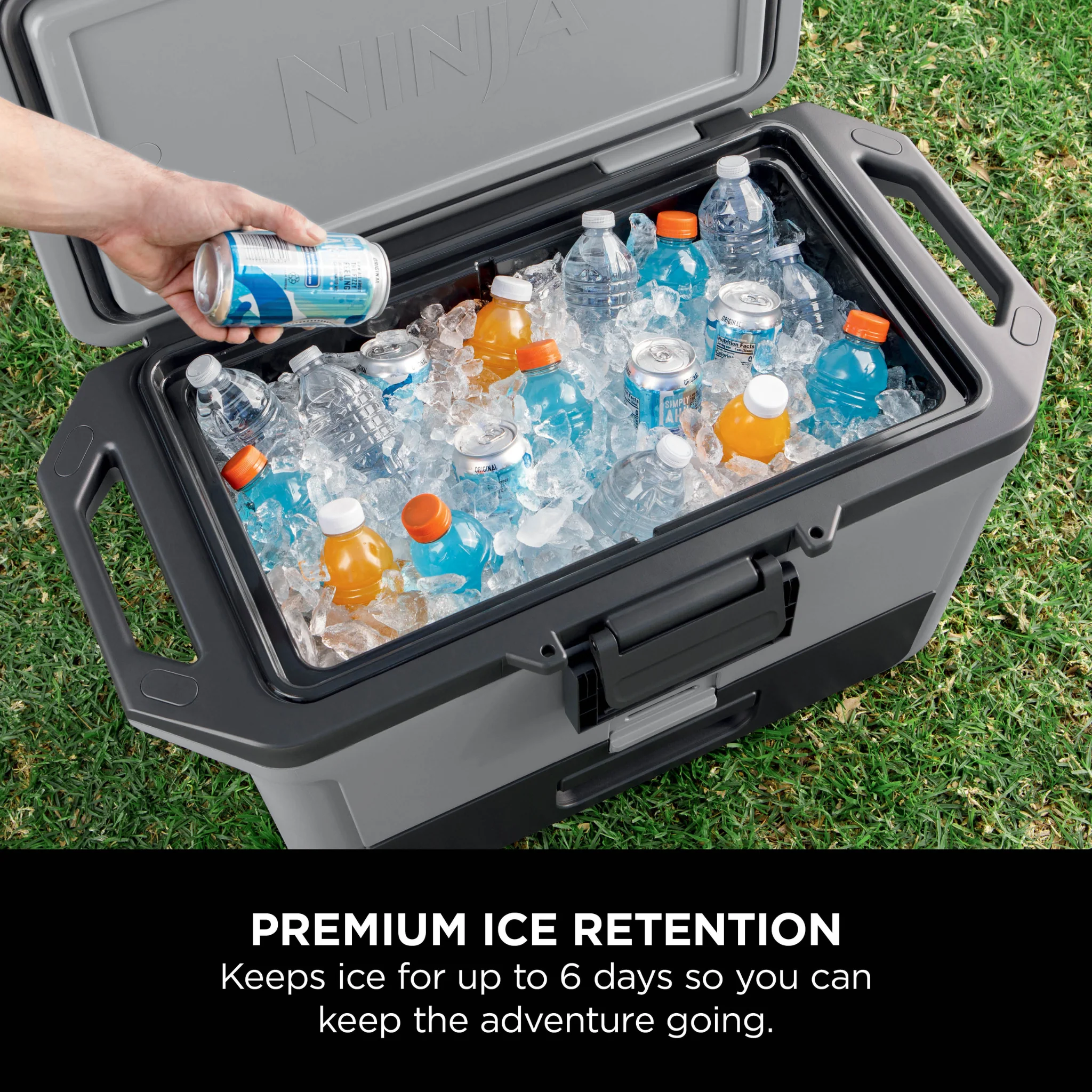 Ninja FrostVault 50QT/47L Hard Cooler - Slate Grey FB151UKGY - Image 6
