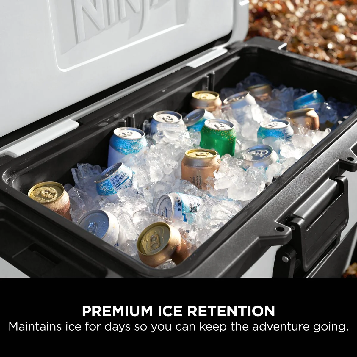 Ninja FrostVault 65QT/61L Wheeled Cooler with Dry Zone, Cloud White FB265EUUKWH - Image 5