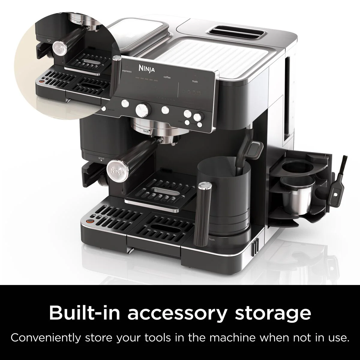 Ninja Luxe Café Premier Espresso Machine - Black ES601UKBK - Image 3
