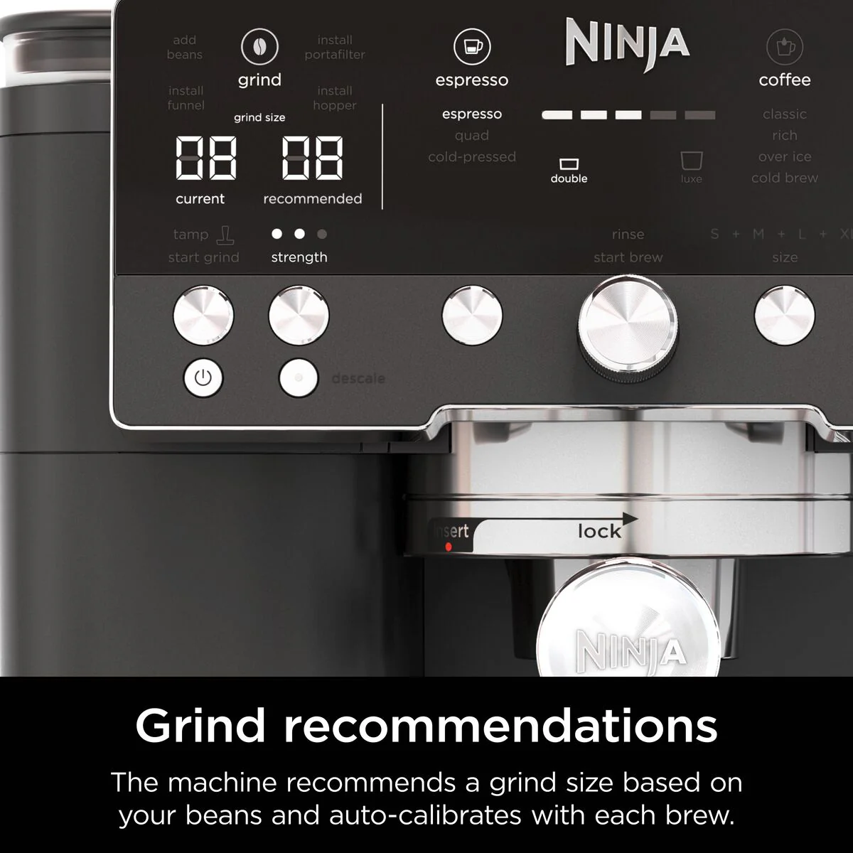 Ninja Luxe Café Premier Espresso Machine - Black ES601UKBK - Image 5
