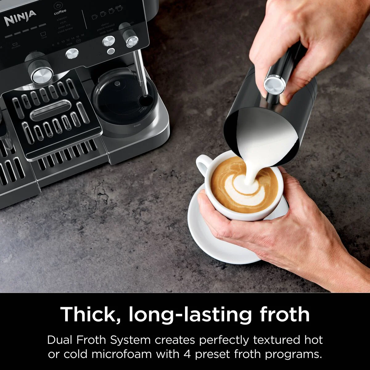 Ninja Luxe Café Premier Espresso Machine - Black ES601UKBK - Image 6