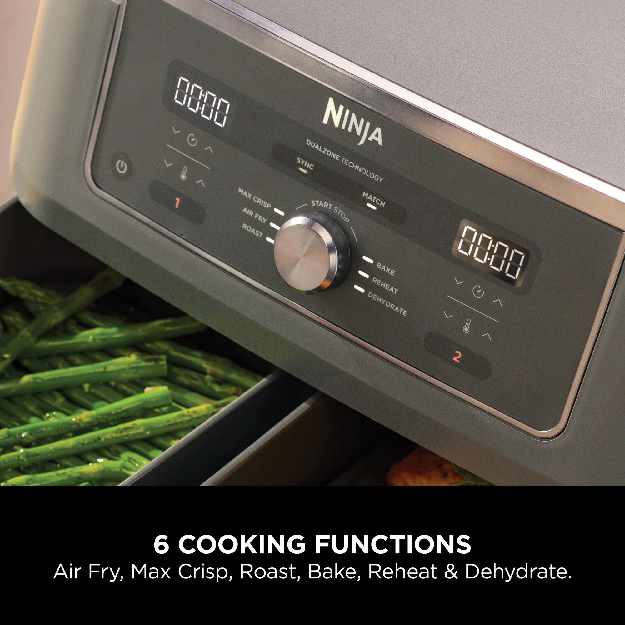 Ninja MAX 6-in-1 Dual Zone Air Fryer 9.5L DZ400UK - Image 5