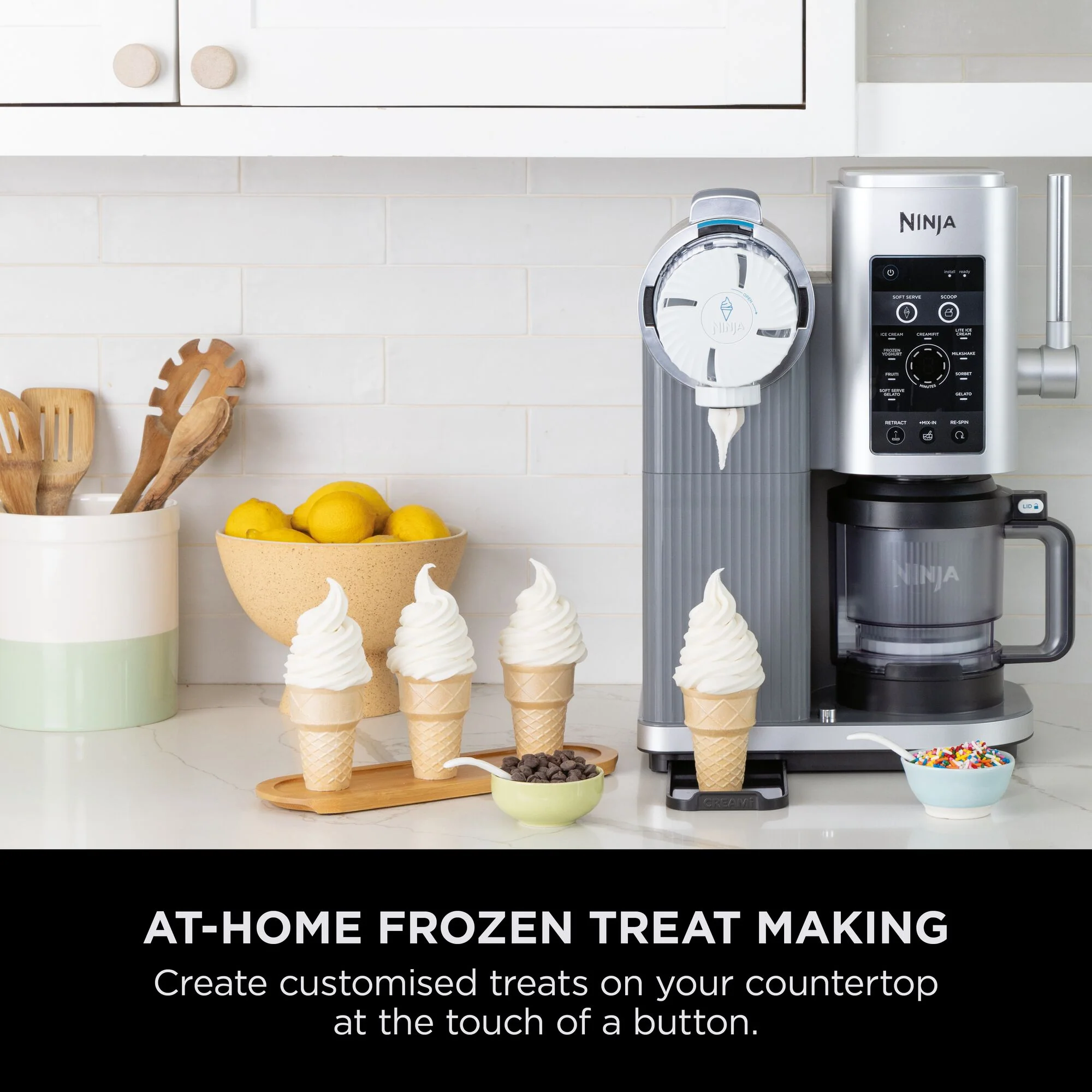 Ninja Swirl by CREAMi 13-in-1 Soft Serve & Ice Cream Maker NC701UK - Image 13