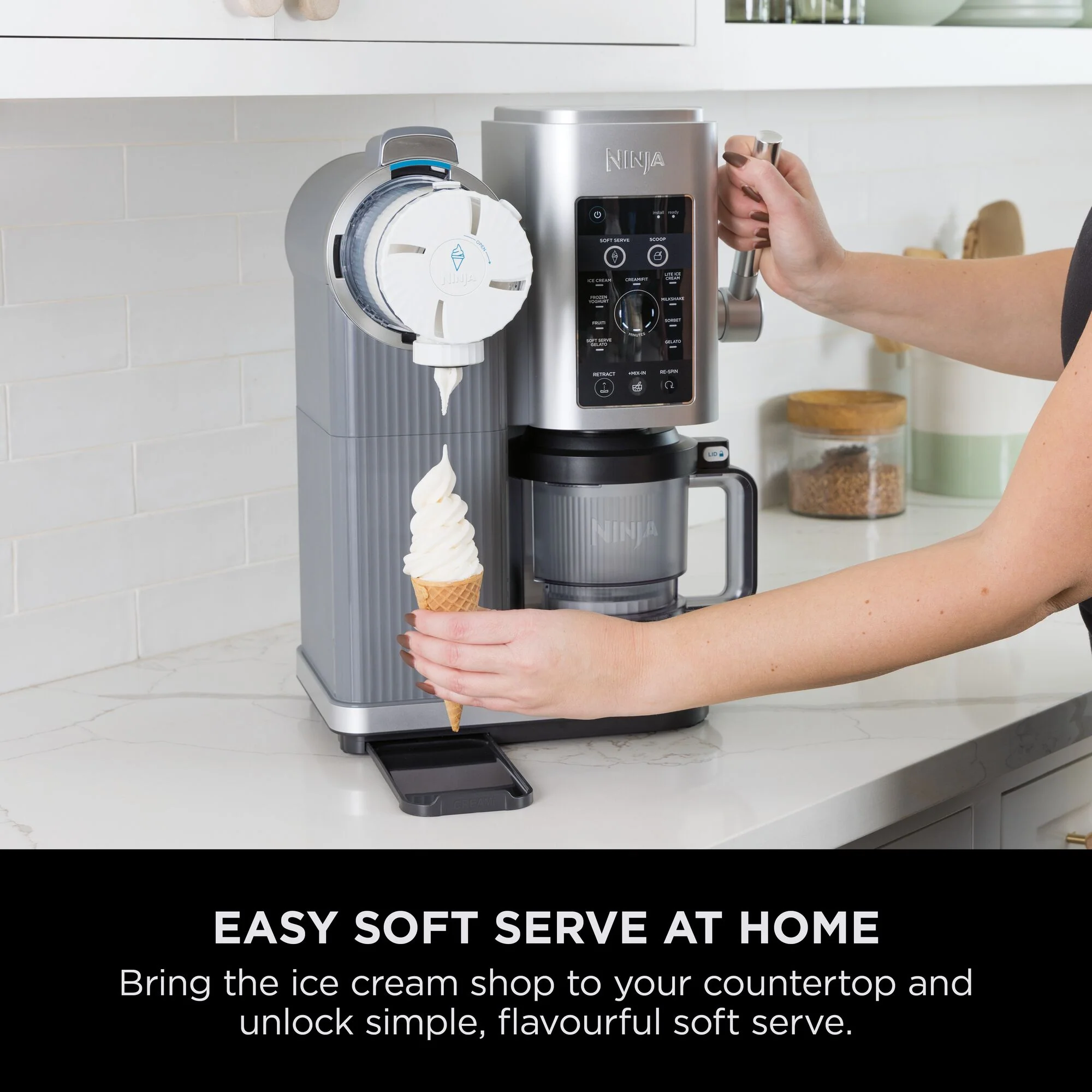 Ninja Swirl by CREAMi 13-in-1 Soft Serve & Ice Cream Maker NC701UK - Image 9