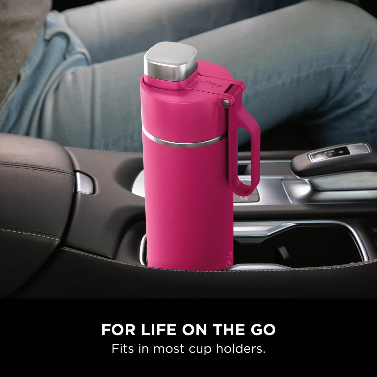 Ninja Thirsti 530 ml Travel Bottle – Hot Pink DW1801EUUKBP - Image 7