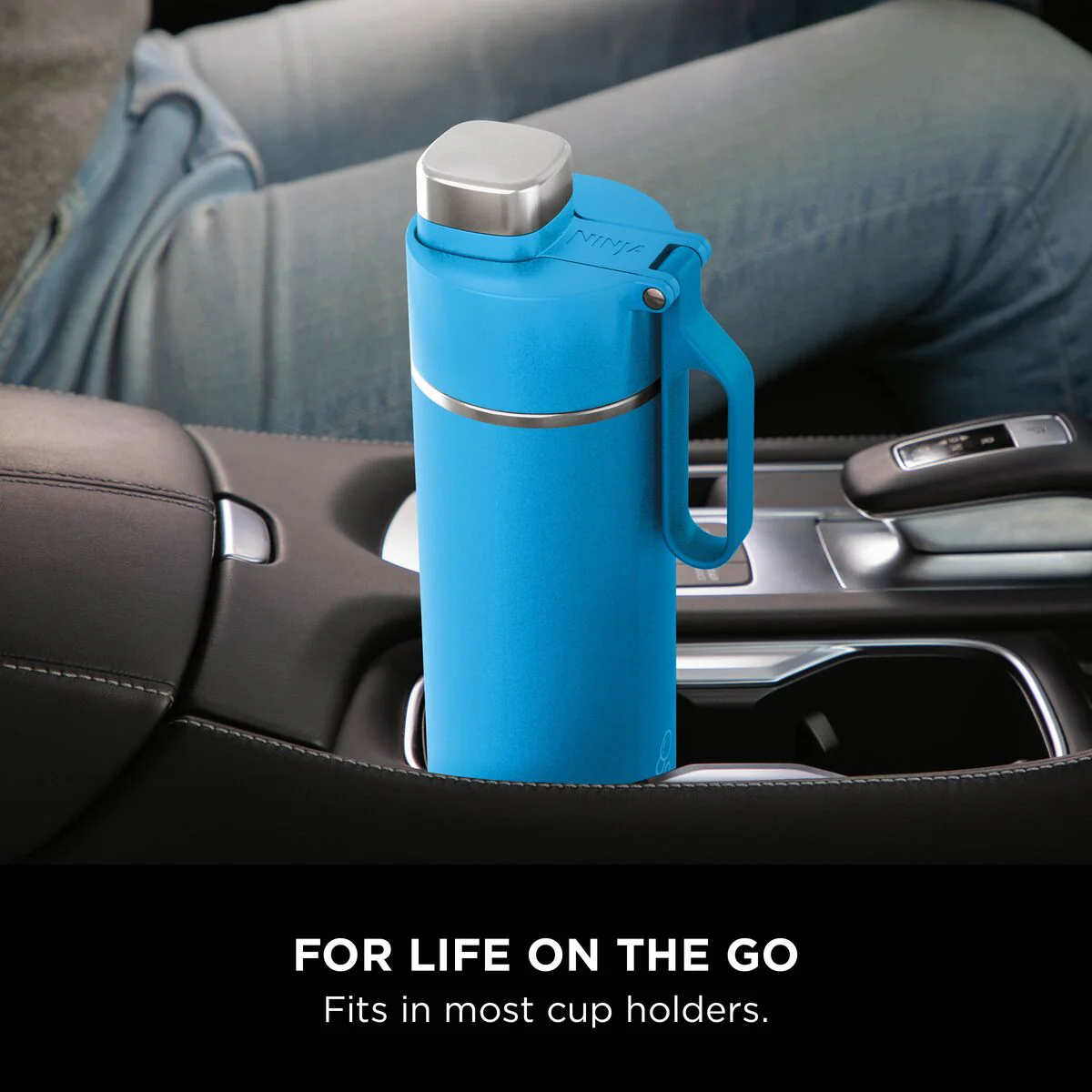 Ninja Thirsti 530 ml Travel Bottle – Tropical Blue DW1801EUUKSB - Image 7