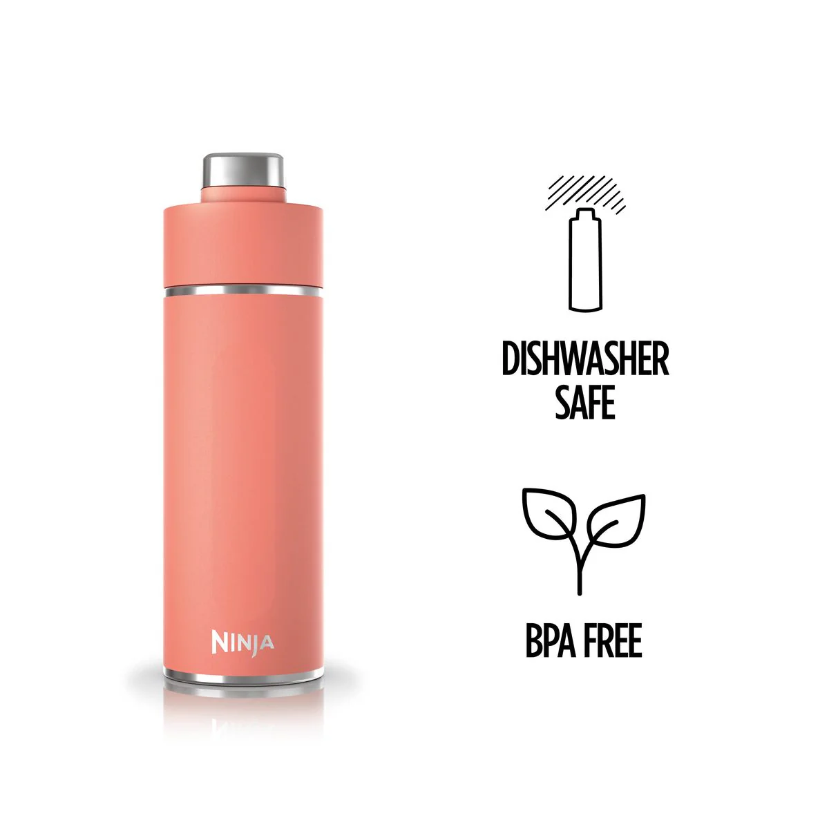 Ninja Thirsti 700 ml Travel Bottle – Coral DW2401EUUKPE - Image 6