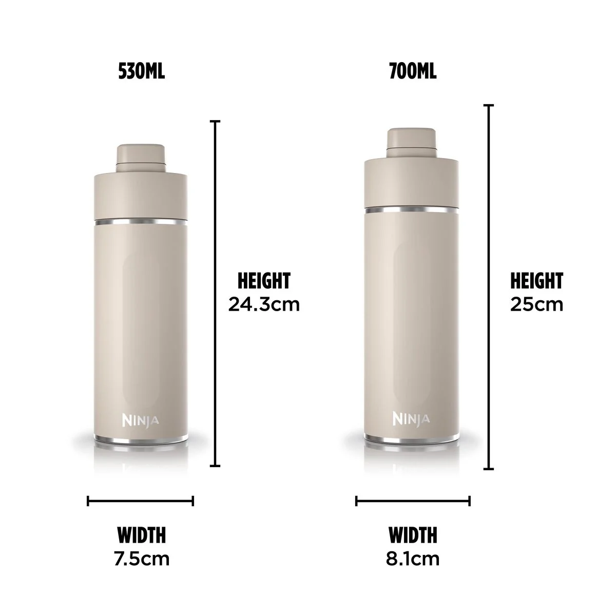 Ninja Thirsti 700 ml Travel Bottle – Sandstone DW2401EUUKST - Image 5