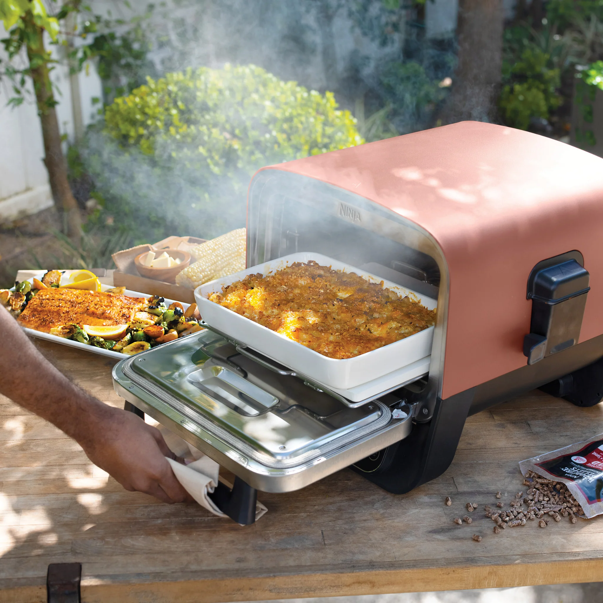 Ninja Woodfire Electric Outdoor Oven, Artisan Pizza Maker and BBQ Smoker OO101UK – FREE Pizza Peel & Outdoor Cover - Image 11