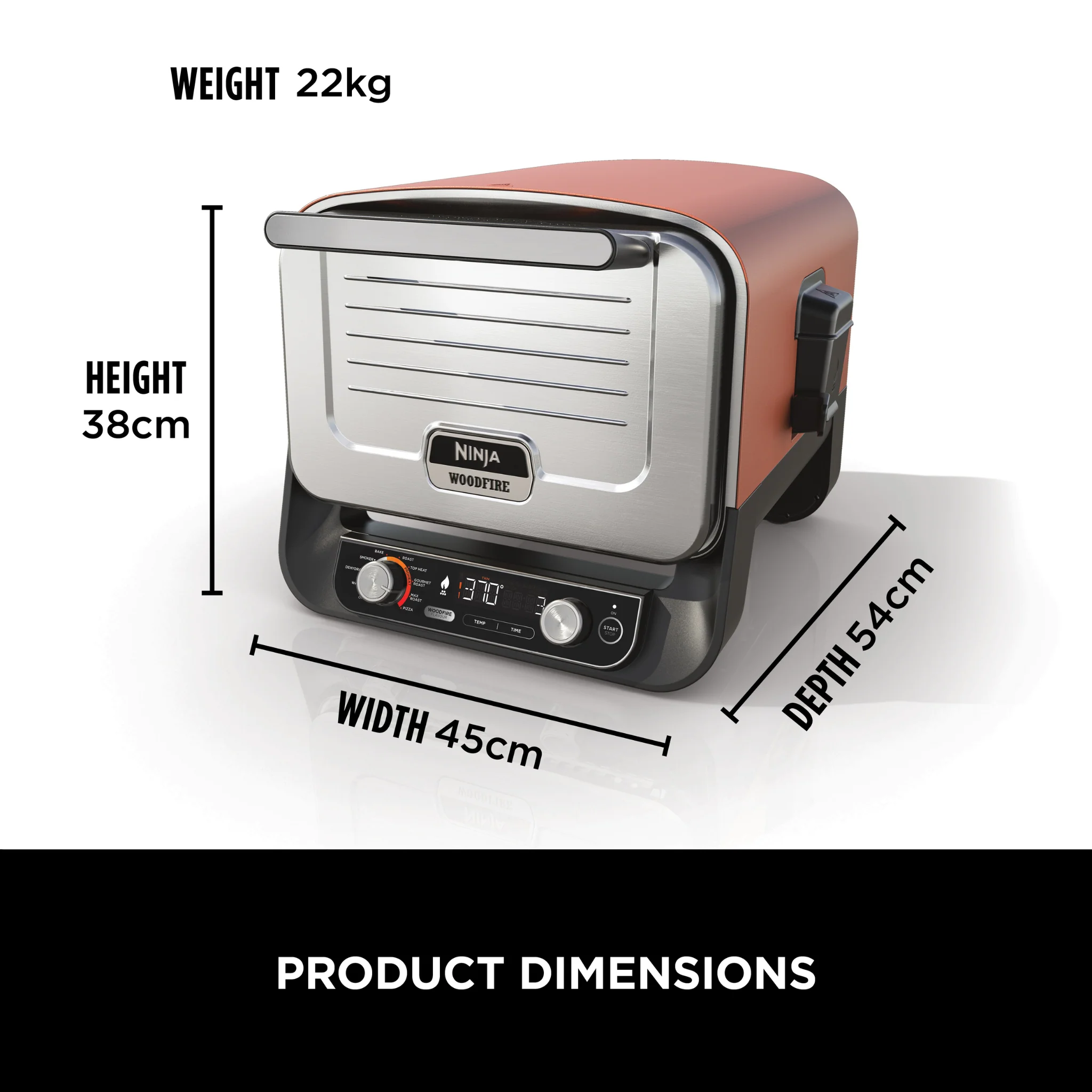 Ninja Woodfire Electric Outdoor Oven, Artisan Pizza Maker and BBQ Smoker OO101UK – FREE Pizza Peel & Outdoor Cover - Image 5
