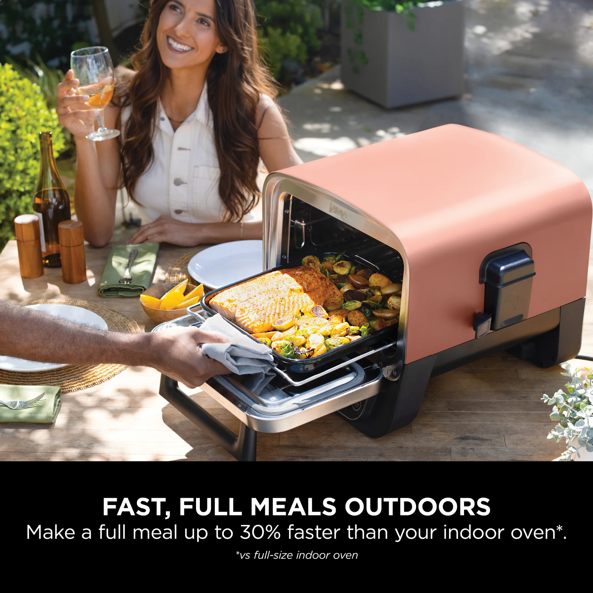 Ninja Woodfire Electric Outdoor Oven, Artisan Pizza Maker and BBQ Smoker OO101UK – FREE Pizza Peel & Outdoor Cover - Image 7