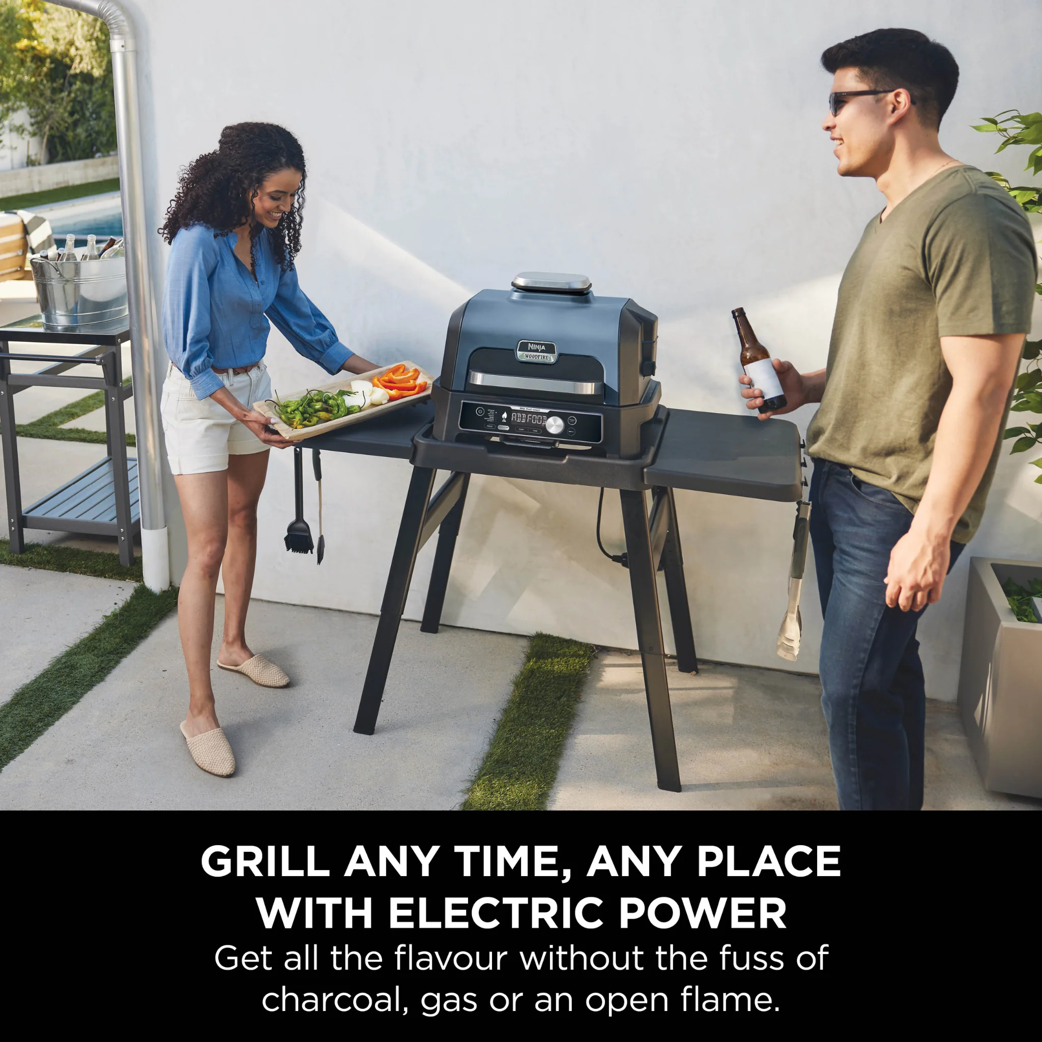 Ninja Woodfire Pro Connect XL Electric BBQ Grill & Smoker OG901UK – Free BBQ Cover - Image 12