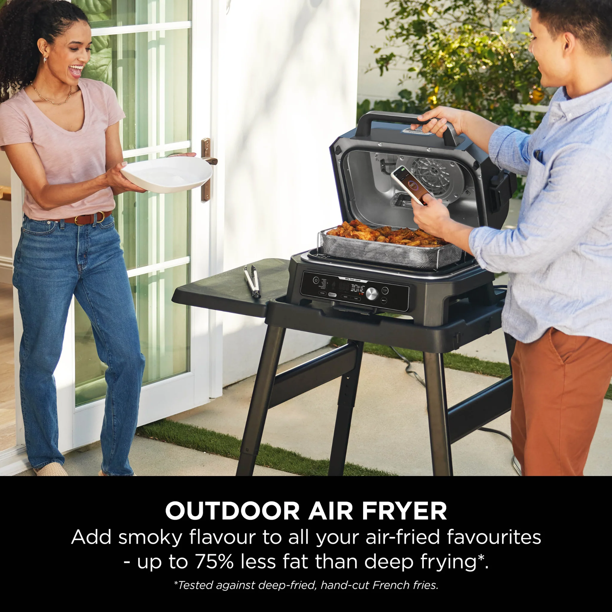 Ninja Woodfire Pro Connect XL Electric BBQ Grill & Smoker OG901UK – Free BBQ Cover - Image 8