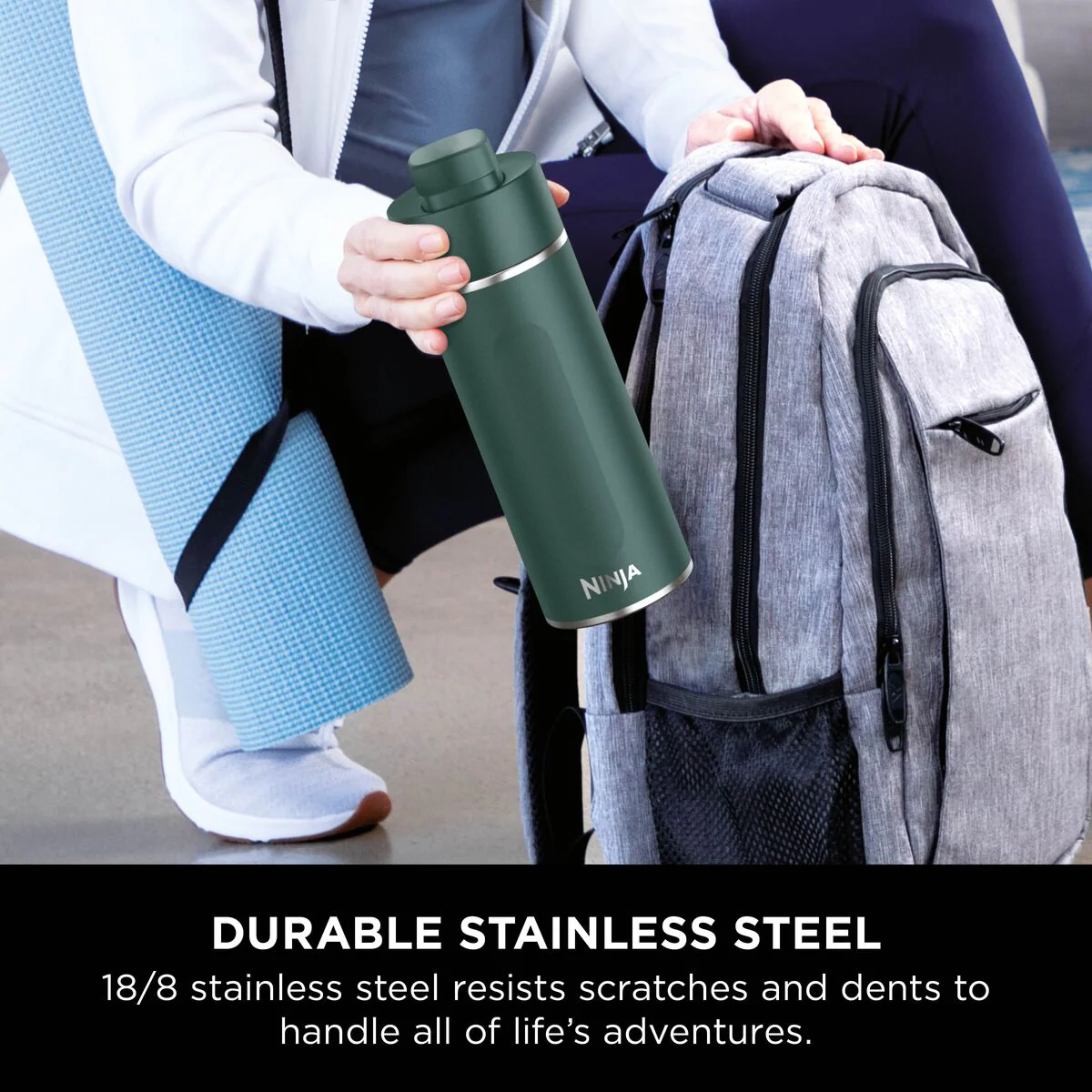 Ninja Thirsti 530 ml Travel Bottle – Evergreen DW1801EUUKEM - Image 9